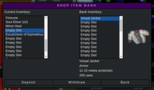 Bank Screenshot